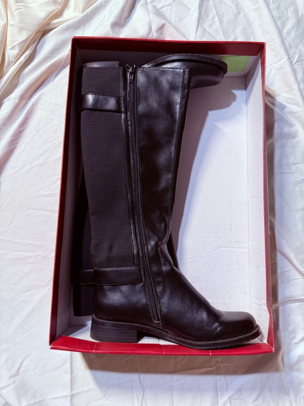 Merona Black Over-the-Knee Riding Boots with Side Zip